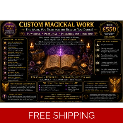 Custom magickal work you need
